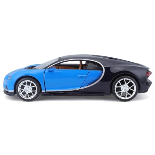 Maisto 1/24 Bugatti Chiron 2015 Blue / Diecast Model Car, Finished Product 31514 BU