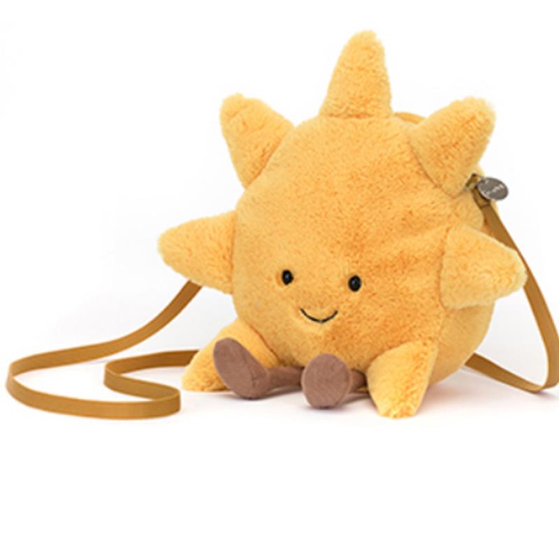 JELLYCAT Fun Items Series Sun Bag Cute Doll Plush Doll 24cm High