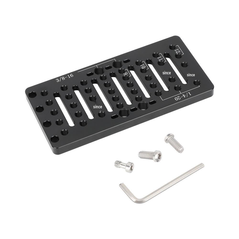 

HDRIG Multi-hole Cheese Camera Mounting Plate with 3/8 ARRI Positioning and 1/4 Screw Holes 3769 чёрный