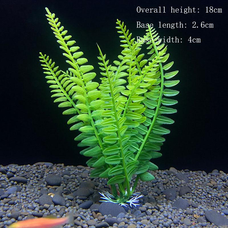 Künstliche Unterwasser-Pflanzen aus Kunststoff für Aquarien, Aquarien, gefälschte Sträucher, grünes Wasser, Gras, Betrachtungssimulation, Dekoration