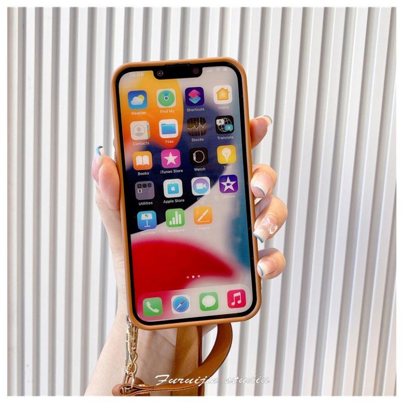 Women Silicone Phone Case With Love Coin Purse Crossbody Strap For Iphone 16 Pro Max 12 17 Pro