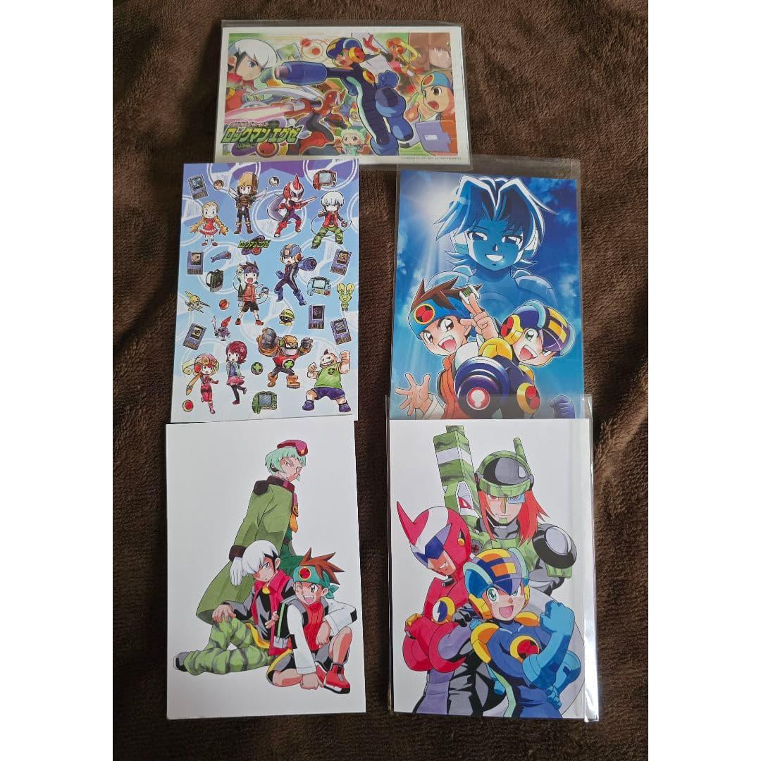 Used Rockman EXE postcard bulk sale