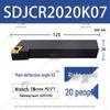 SDJCL2020K11 Rhombic Insert Lathe Tool Holder 93° for CNC, Model SDJCR1616H07