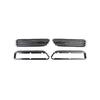 2x Car Silver Black Side Grill Fender Vent Grille 51137895913 51137895914 51132694607 51132694608 FOR BMW E46 For M3 2001-2006