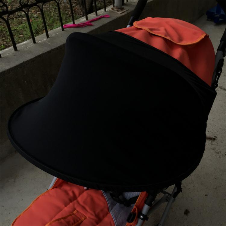 Canopy Pare-soleil Universel pour Poussette pour Bébé avec Protection Solaire Coupe-vent