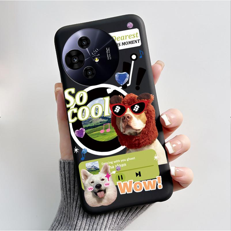 Case For TCL 50 Pro NxtPaper 5G Phone Case Luxury Fashion Butterfly Flower Black Soft TPU Silicone Shockproof Cover Casing Shell