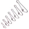 100PCS/Set Stainless Steel Fishing Pin Cucurbit Shape Hooked Snap Pin