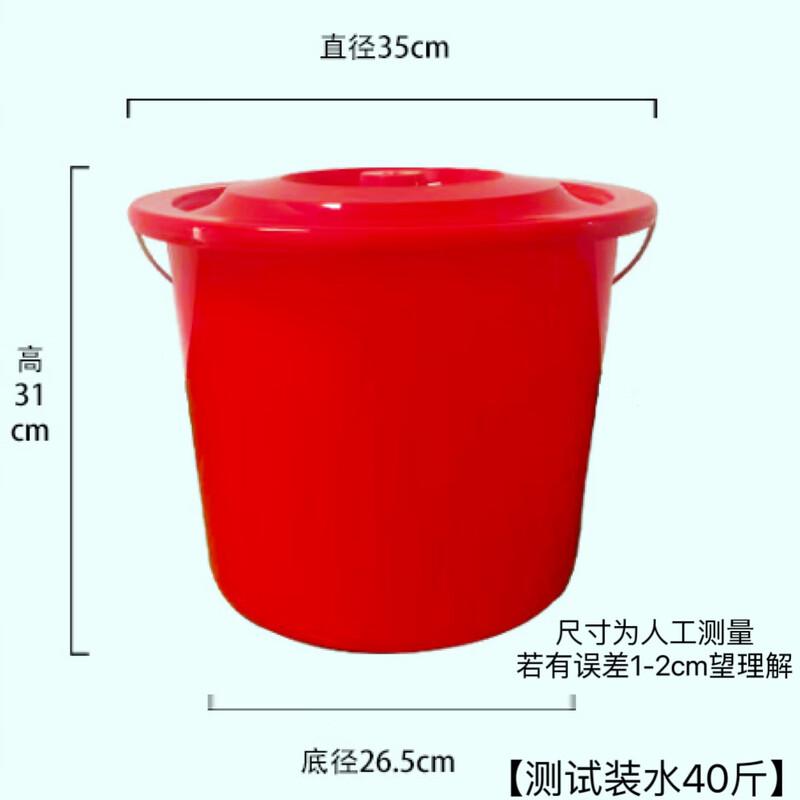ZISIZ Large Thick Plastic Cleaning Bucket