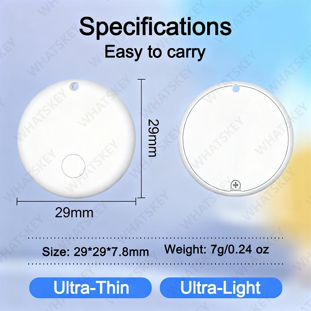 Mini GPS Locator Android AntiLost Alarm Google Find My Wallet Keychain Smart Tag Bluetooth-Compatible Dog Pet Child Key Finder