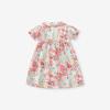 Girls Summer Dress Floral Ruffle Collar Princess Garden Party