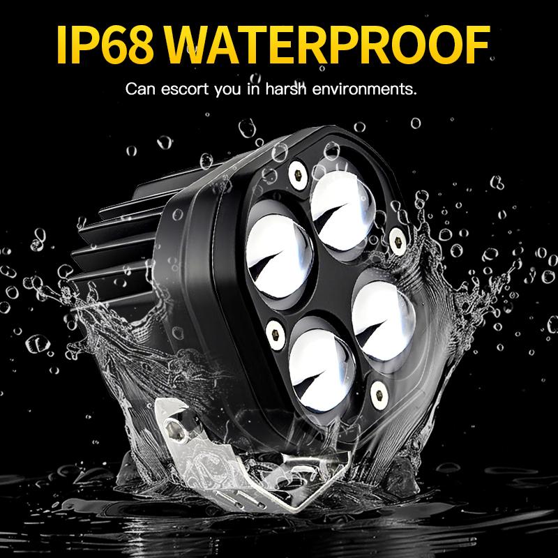 1 Set Universal Super Bright Headlamp For Honda Rebel 1100 REBEL CMX250 CMX500 CMX300 Grom 125 MSX125 GROM MSX 125 LED Moto Part