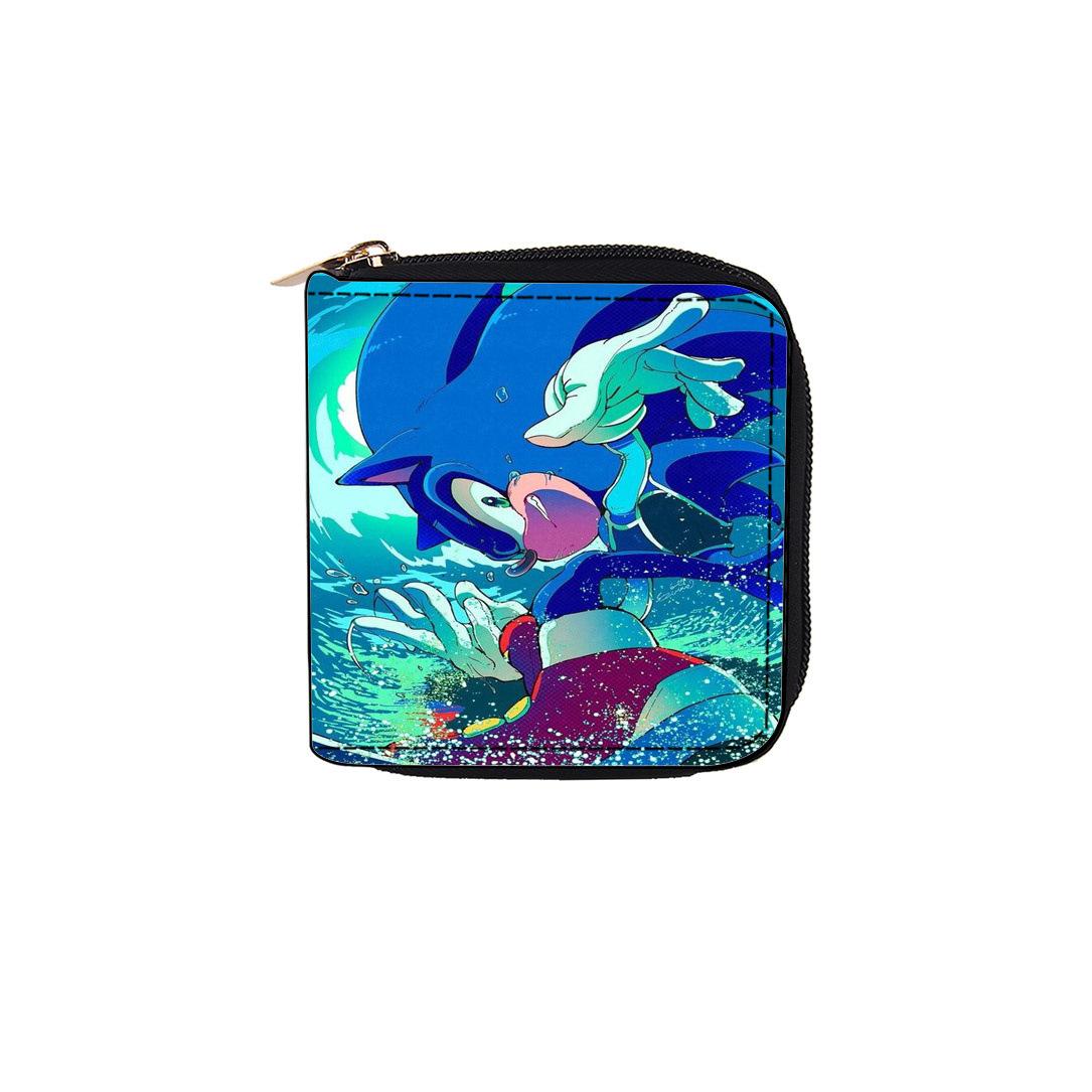 

Sonic short zipper small bag wallet clutch bag wallet periphery