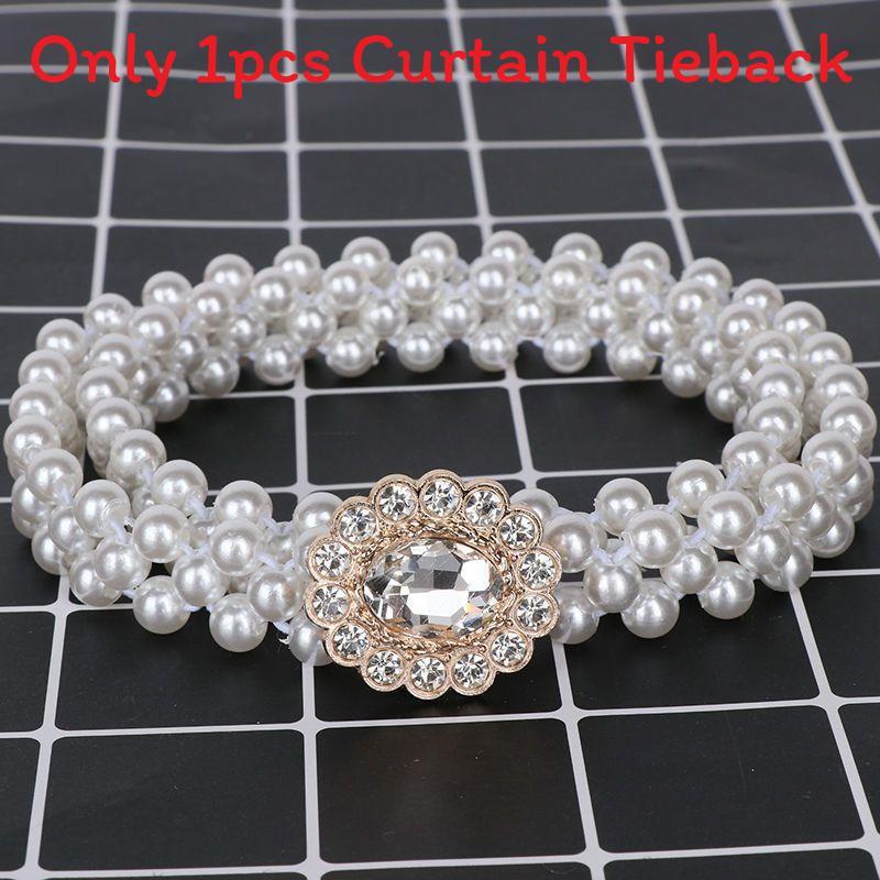 Deer Butterfly Shape Pearl Curtain Tieback For Living Room Bedroom Decorate