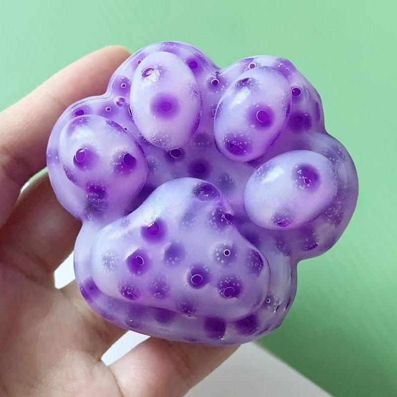 Gheare de Pisică Squishy Jucărie Squeeze cu Puncte Negre Moi Drăguțe Jucării Fidgets pentru Copii Adulți Cadou de Decompresie Ventilație