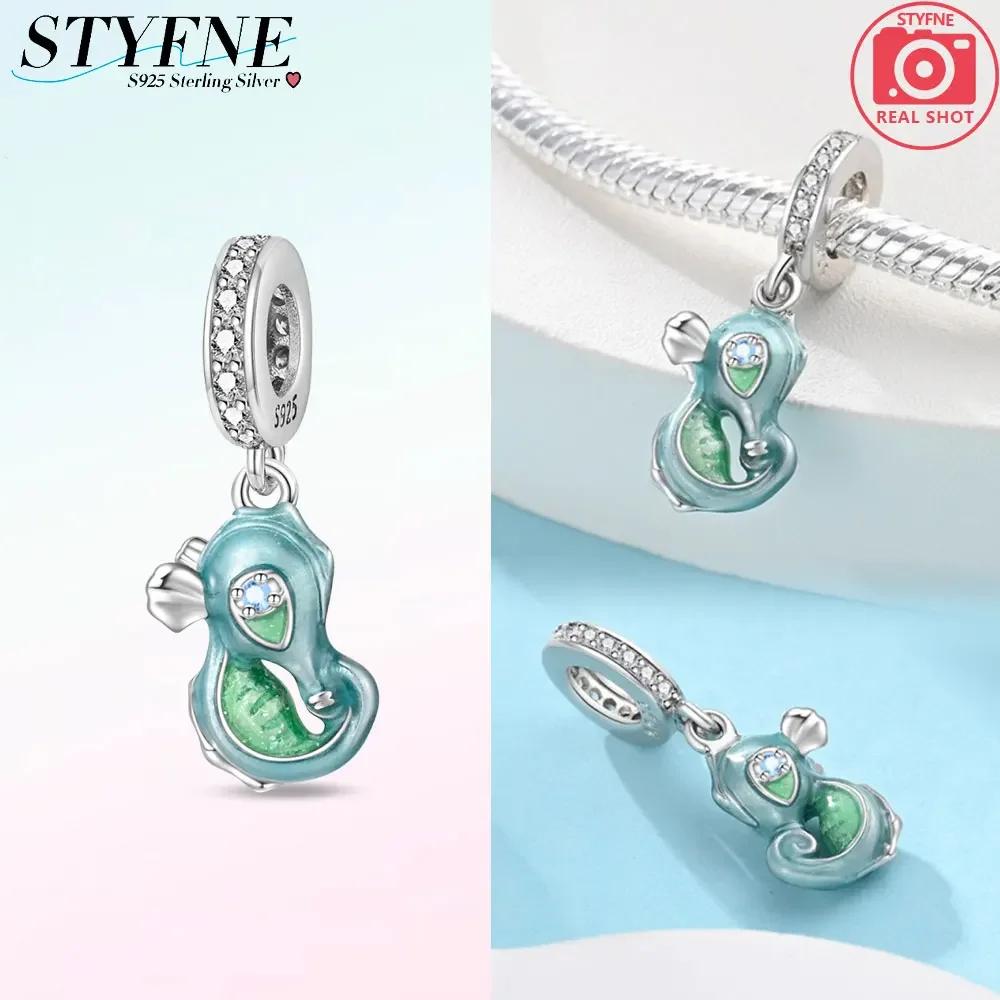 Shell Sea Mussel Blue Penguin Starfish Star Animal Original Copper Charms Bead Fit Bracelet Accessory Fine Gift Diy Jewelry