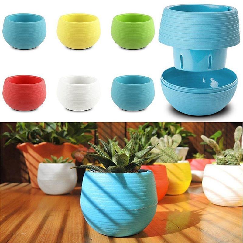 Round Flower Pot Succulent Plant Planters For Home Garden Decoration Round Flower Pot Succulent Plant Planters For Home Garden Decoration