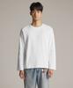 STCO Diems Cotton Basic Round Long Sleeve T-Shirt_White (Regular Fit)_Dtsvz04Csw