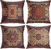 Vintage Persian Square Floral Pattern Cushion Cover Decorative Pillowcase Home Decor