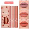 Liquid Lipstick Matte Finish Hydrating Lipstick Long-lasting Set Moisturize Non-stick Cup Lipstick Matte Beauty Lip Gloss