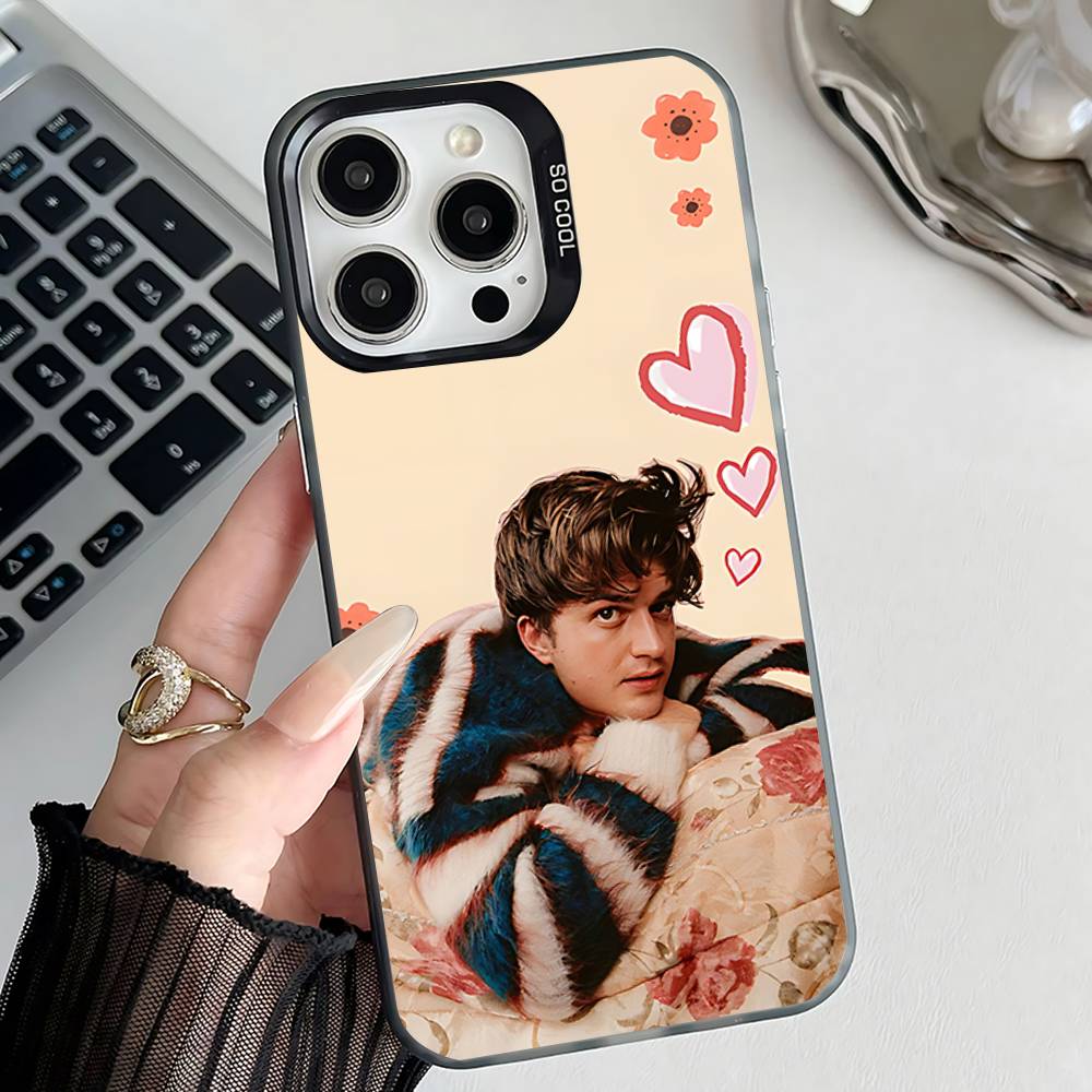 D-Djo Joe K-Keery Singer Phone Case For iPhone 17,16,15,14,13,12,11,Pro,Max,Plus,E,Air,Mini Black IMD Cover