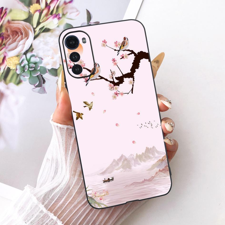 Silicone Case For Motorola Moto E32 E32s Cover Fashion Cartoon Dragon Painted Fundas Soft TPU Bumper For MotoE32 MotoE32s Casing