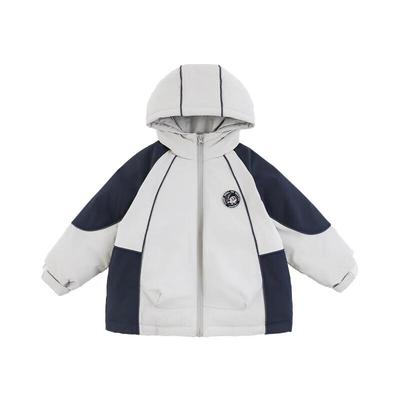 Yoyou Boys' Outdoor Winter Padded Hooded Jacket