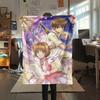 Cardcaptor Sakura Design Druck Flanelldecke, Hohe Qualität, Bequem für Alle Jahreszeiten, Heimdekoration, Wärme und Komfort