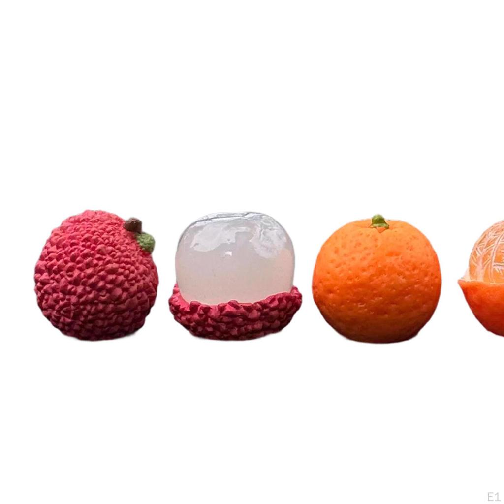 Cute Litchi Car Dashboard Decor,Car Interior Decor Aesthetic Ornament Figurines Sturdy Funny Gift