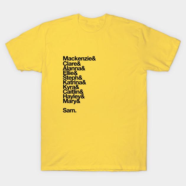 Men Black Print T-shirt The Matildas: The Platinum Generation No-Cut Transfer Paper Print Cotton Tshirt S жёлтый