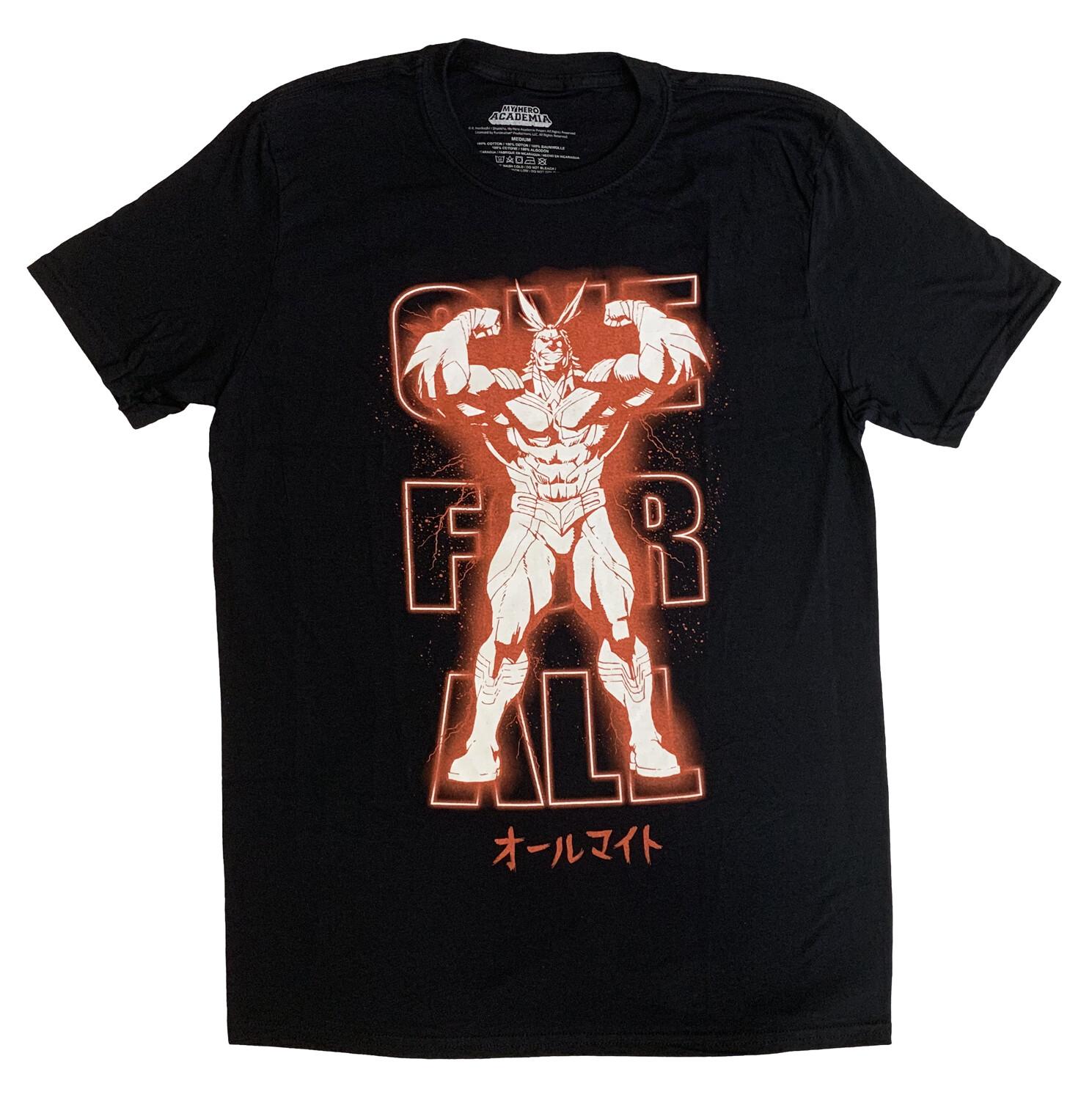 My Hero Academia All Might One For all Anime Adult T-shirt S