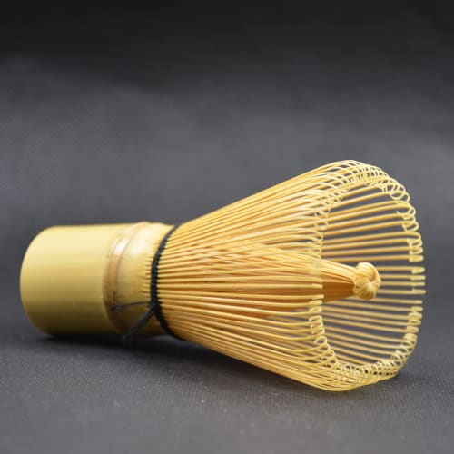 YANXIO 3-Piece Tea Ceremony Utensil Set: Tea Whisk, Tea Scoop, Tea Whisk Rest, and Bamboo Whisk. Made of Bamboo.