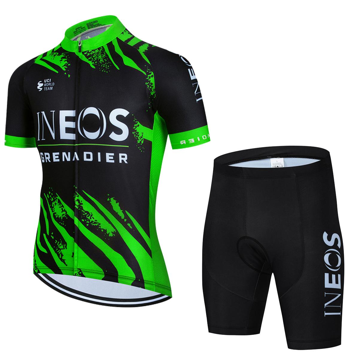 

2026 Men Short Sleeve Cycling Jersey Set Summer Bicicleta Clothing MTB Maillot Ropa Ciclismo Sportswear Blue Bicycle Suit 3XL