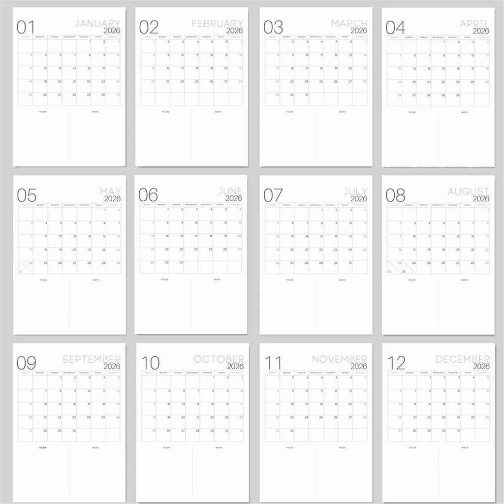 Wish List Calendar, Home Decoration, Holiday Gift, Family Must-have Calendar