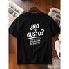 Men'S Spanish Phrase T-Shirt No Te Gusto Vete Al Diablo - Bold Statement Tee With Spanish Slogan, Soft Comfort Fit, Crew Neck Casual Top, Machine