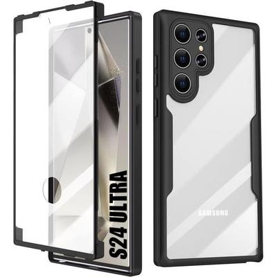 Coque de protection - BOOLING - pour Samsung Galaxy S24 Ultra - Protection 360 - Bordure renforcée - Antichoc