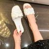 Large Size Women's One Word Slippers Summer Fashion Lightweight Comfortable Casual Shoes Outdoor Non Slip Soft Sole Beach Shoes