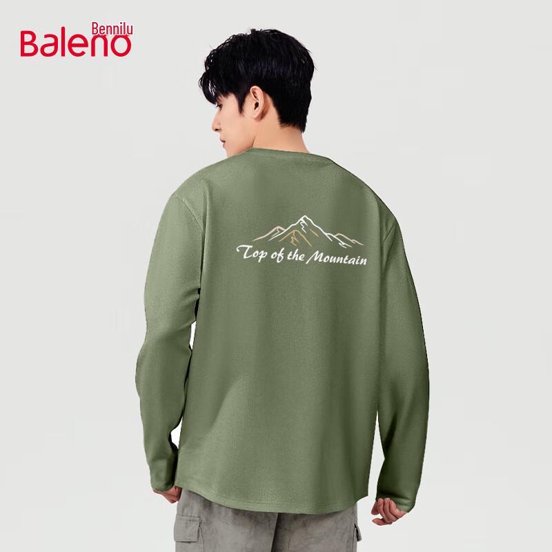Baleno Men s Trendy Mountain Series Long Sleeve T-Shirt 4XL