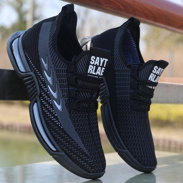 Lightweight Non-Slip Men's Summer Running Shoes – Breathable Mesh and Wear-Resistant