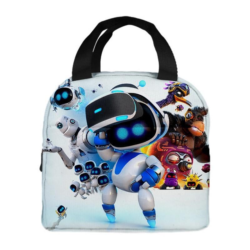 3d Universe Robot Astro Bot Handbag Insulated Bag Cooler Capacity Bags Lunch