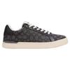 Coach Clip Cow Split Leather Stylish Skateboarding Shoes Men's Black CI077-BLK