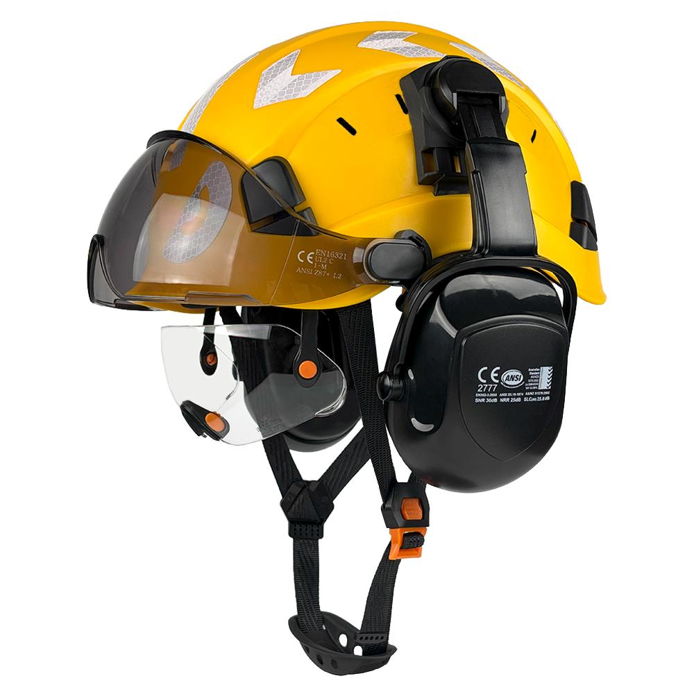 CE Construction Safety Helmet With Built