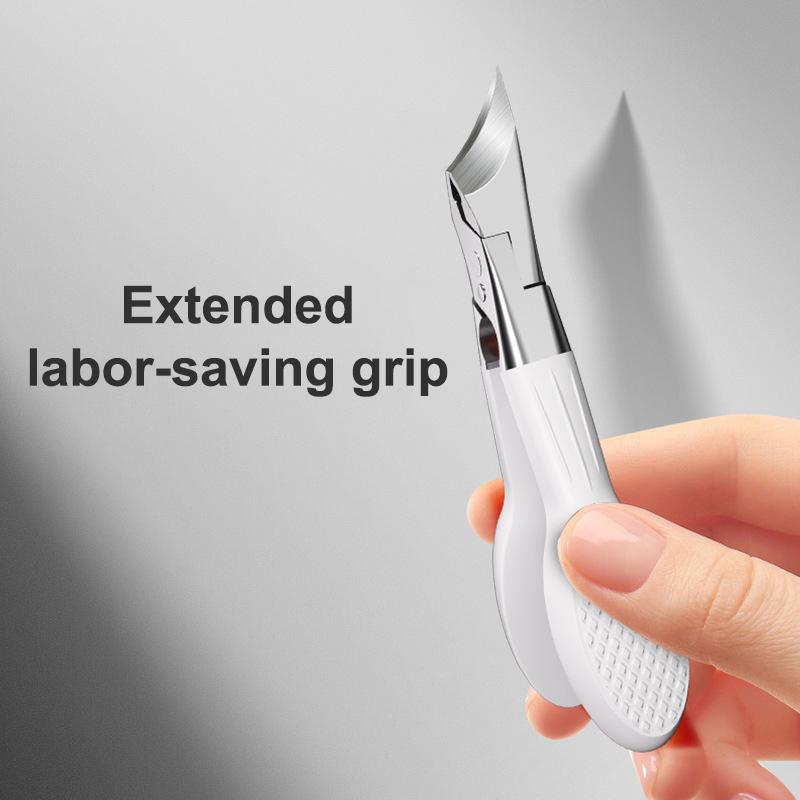 Schräger Spitzer Feder-Nagelknipser Anti-Spritzschutz Eingewachsen Tragbar Hohe Qualität Zehennagel Fingernagel Trimmer Maniküre Werkzeuge