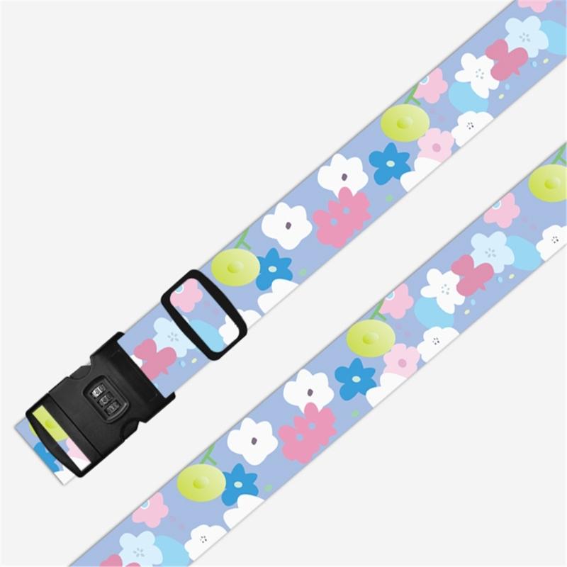Adjustable Tie Down Packing Straps for Luggage with Password Lock Keep Your Belongings Secure and Organized