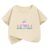 2026 Kawaii Rabbit Design T Shirts Animal Kids Childrens Tshirt Boys Girls Summer Spring Casual Top Tee