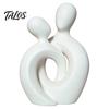 Luxury Resin Craftsmanship for Interior Decoration Abstract Couple Statue, Gold Figurine Home Decor, Modern Table Decorative Piece Housewarming