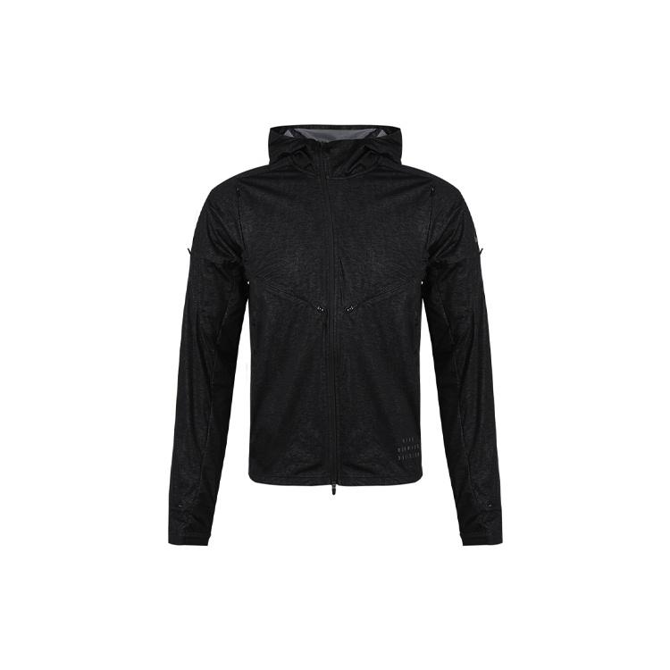 Men s Nike Casual Hooded Running Black Jacket DA0417-010 L