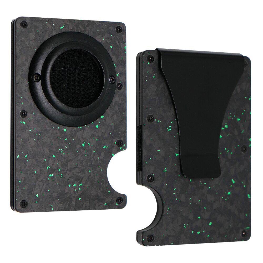 Forged Carbon Fiber RFID Blocking Metal Card Holder