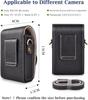 Rieibi Camera Case for Sony Fujifilm Ricoh GR GR LX9 LX10 G7X HS Camera Carrying Bag Cover with Strap Black not ZV1F/ZV1/ X-Half/X-HF1/ IV/GR IIIx/GR