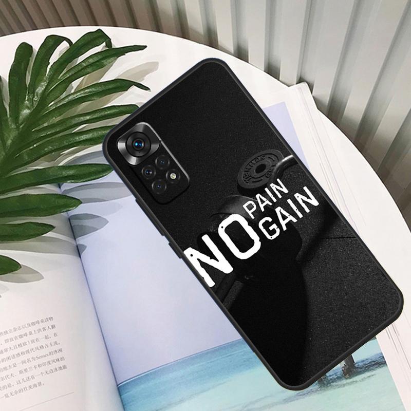 Motivierende Fitness-Handyhülle für Xiaomi Redmi Note 14 10 11 12 13 15 Pro Plus Hülle für Redmi 15 15C 14C 12C 10C 13C