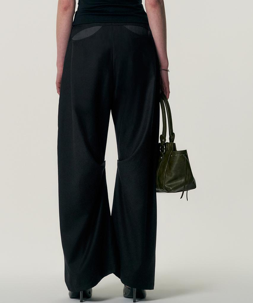 Kimjisu Soft-Curve Wide Pants_Black